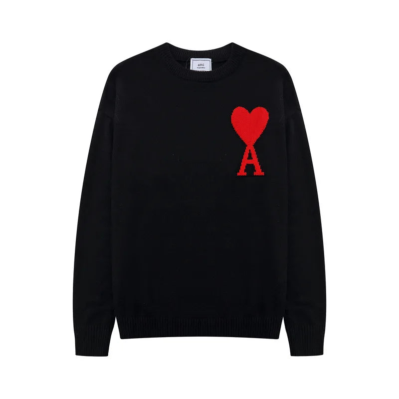 Luxury Knit Heart Pullover