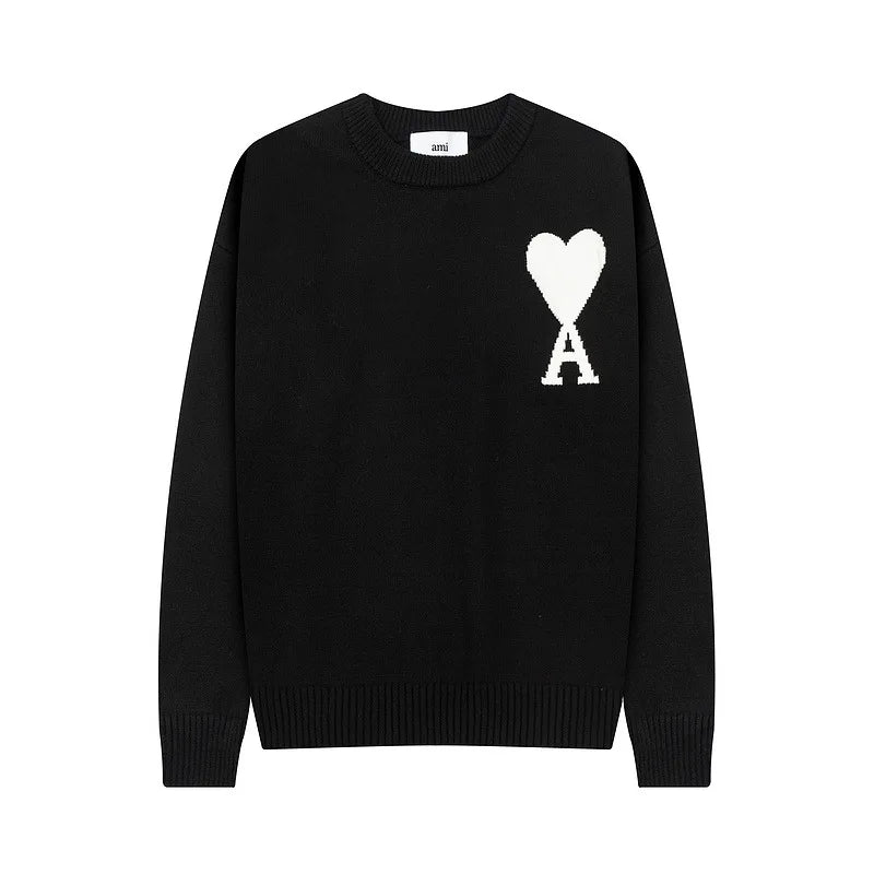 Luxury Knit Heart Pullover